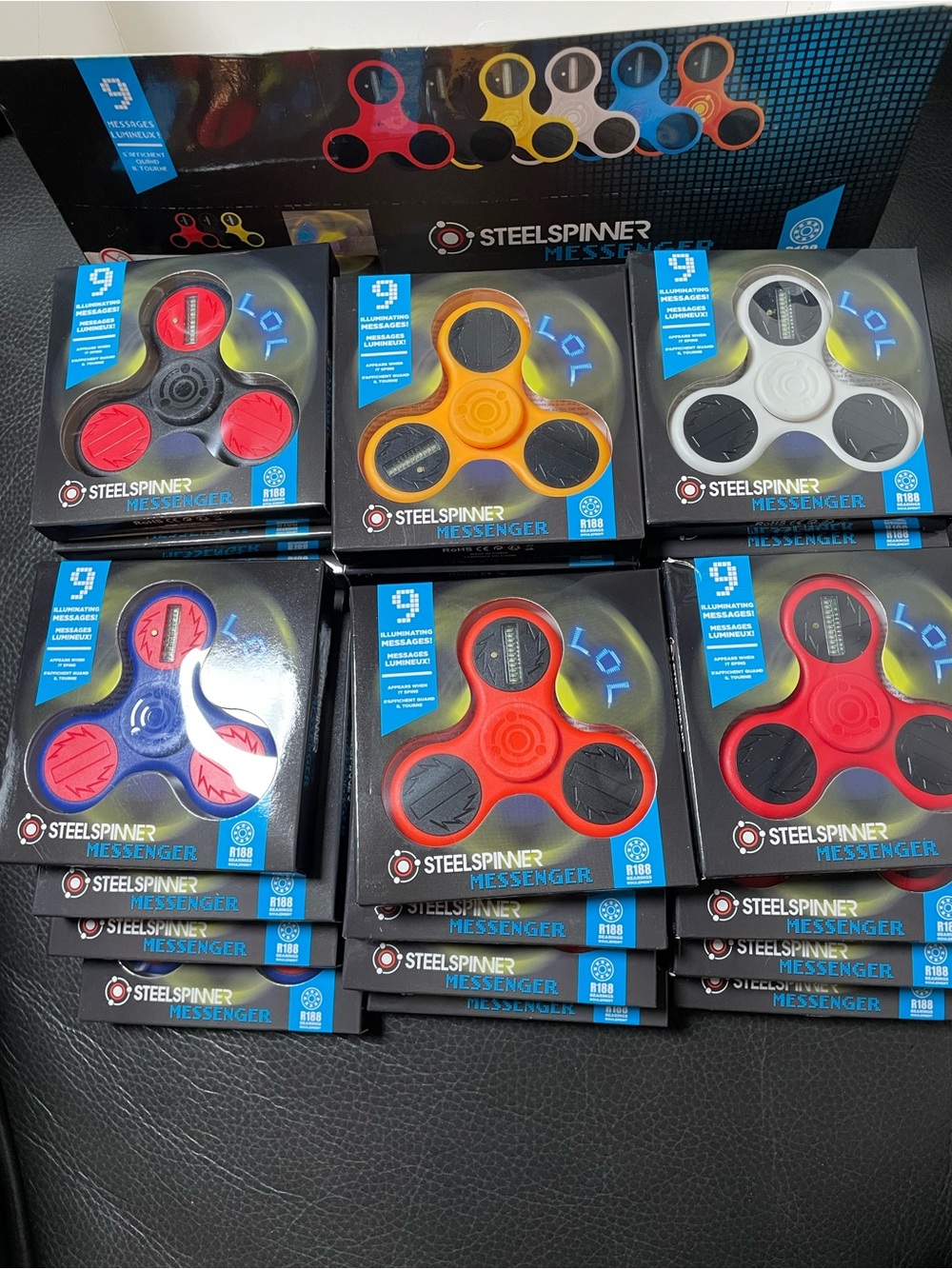 Steel spinner fidget spinner 24 lot #fidgetspinners #spinner